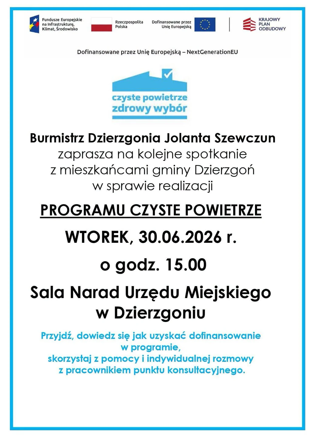 Zaproszenie na spotkanie