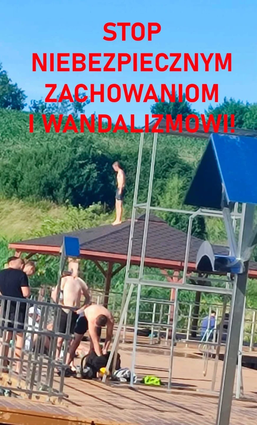 Niebezpieczne zachowanie nad wodą. Mogło skończyć się tragedią